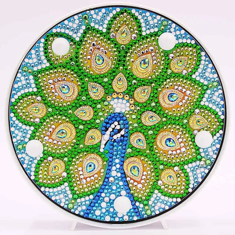 Diamond Painting Lamp met Mandala en Landschap Ontwerp