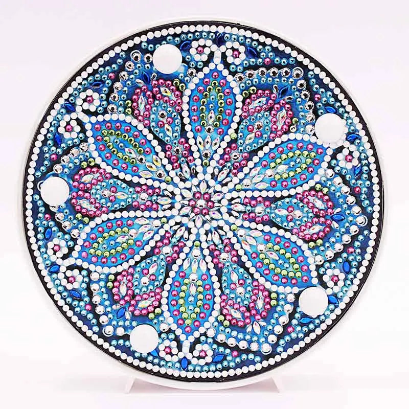 Diamond Painting Lamp met Mandala en Landschap Ontwerp
