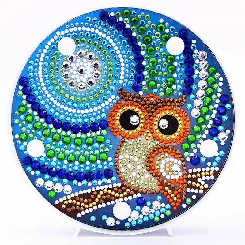 Diamond Painting Lamp met Mandala en Landschap Ontwerp