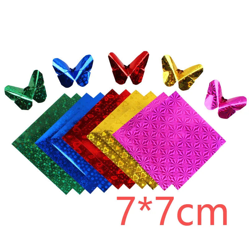 Vierkante Origami Vellen - Glanzend Laserpapier (50 stuks)