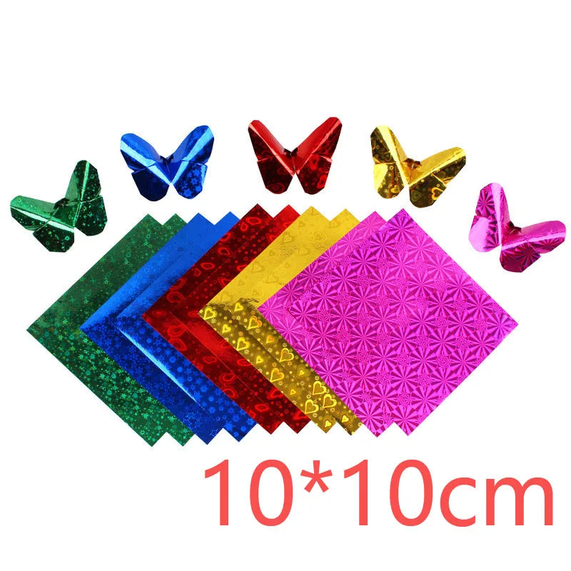 Vierkante Origami Vellen - Glanzend Laserpapier (50 stuks)