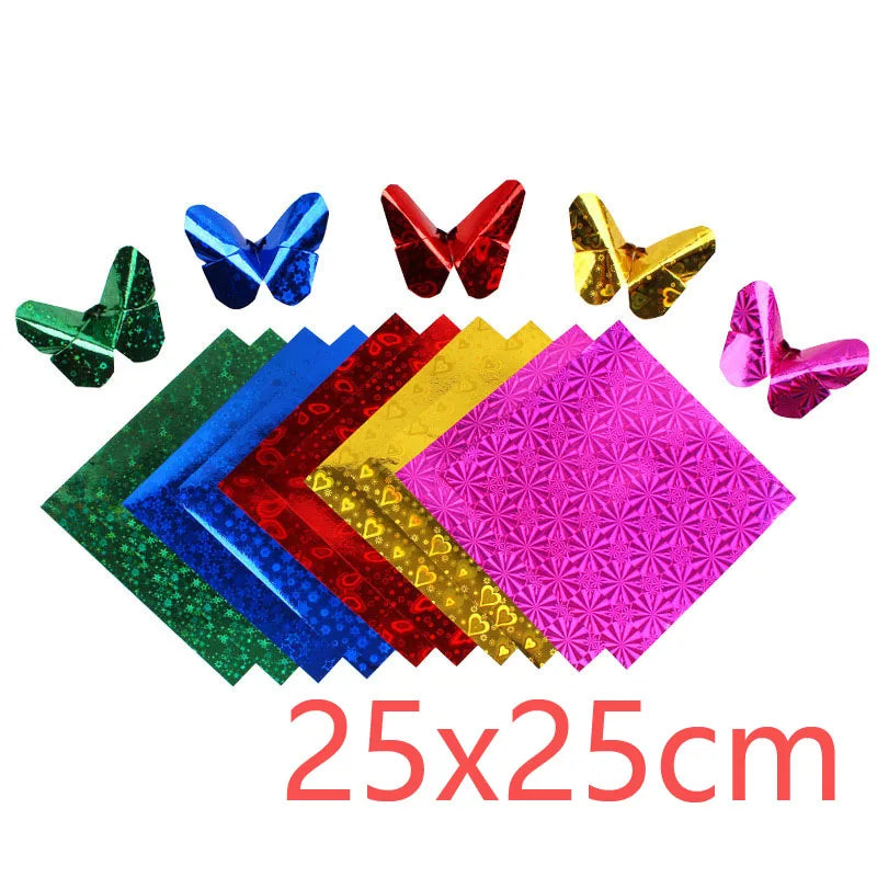 Vierkante Origami Vellen - Glanzend Laserpapier (50 stuks)