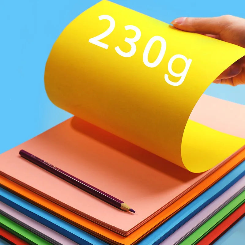 10 vellen A4 gekleurd karton 180gsm voor knutselen en kaarten