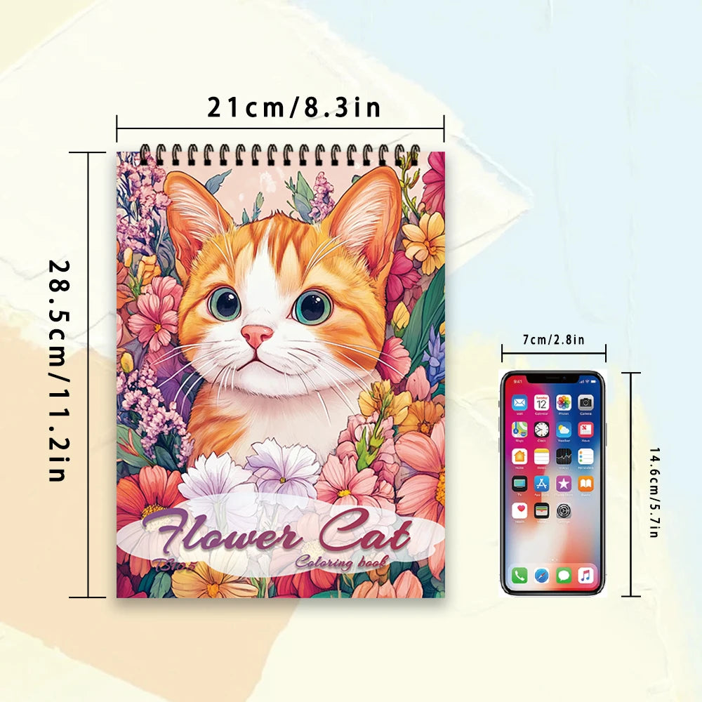 Kleurboek voor volwassenen met 30 pagina's – Honden, Katten of Vogels
