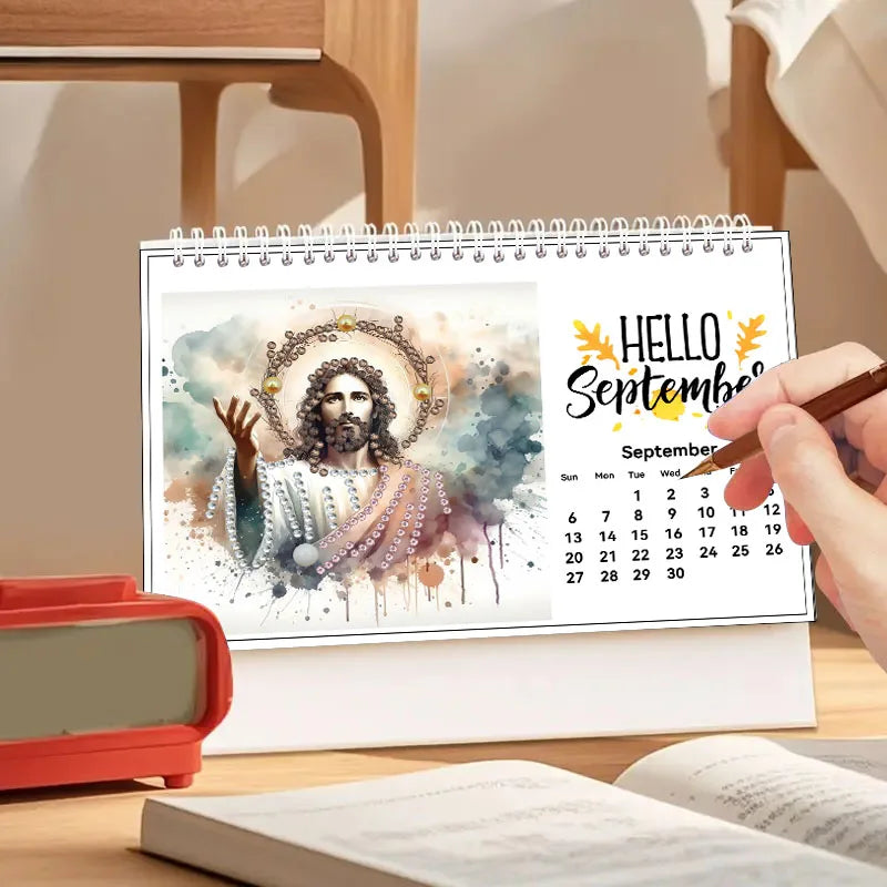 Diamond Painting Kalender met 13 afbeeldingen - 4 varianten