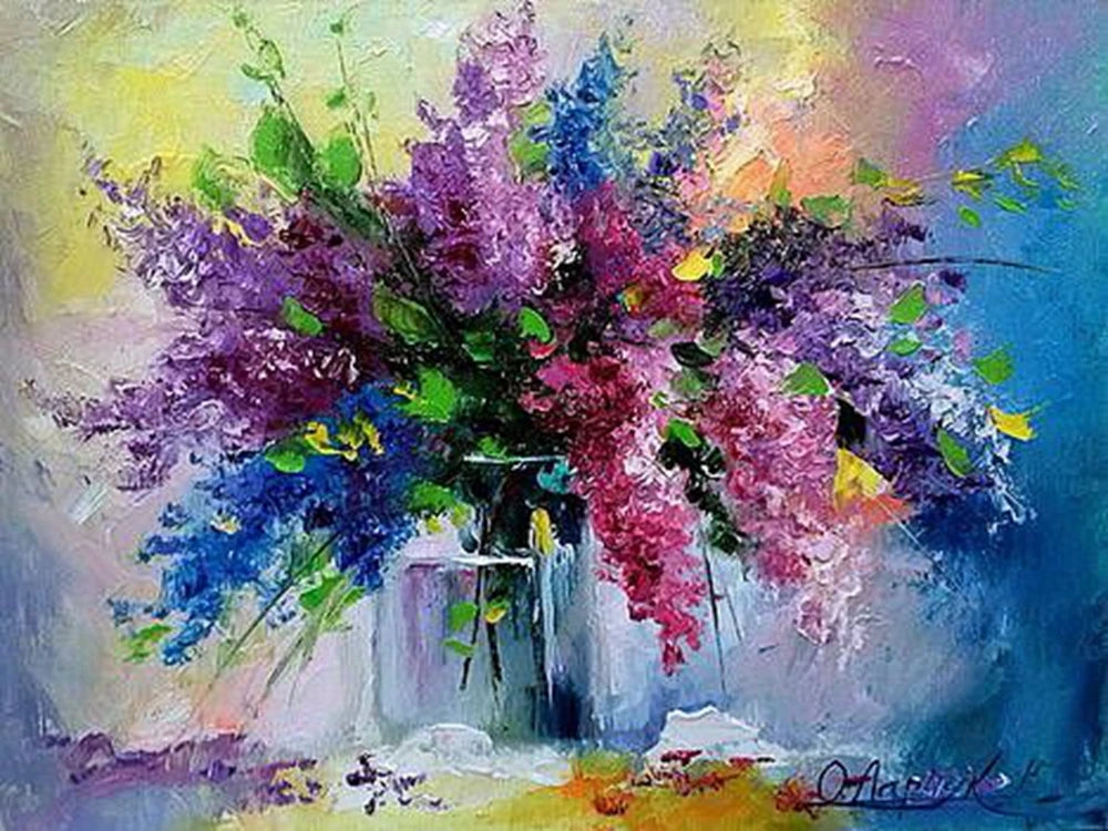 AB Diamond Painting op canvas - Fairy Dust Herfstbos Landschap