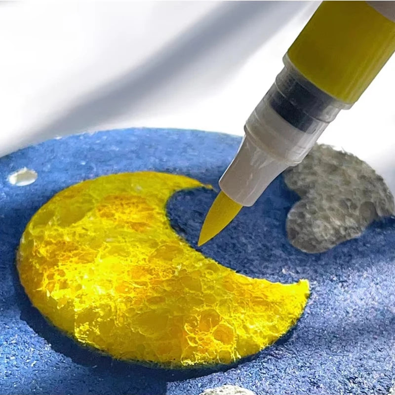 Schuim textuur tekenen – 3D schilderplezier met water en kleur (20/50/100 stuks)