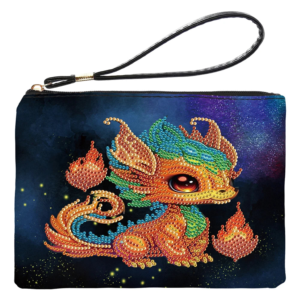 Diamond Painting Etui - Cartoon Design met Speciale Vorm Steentjes