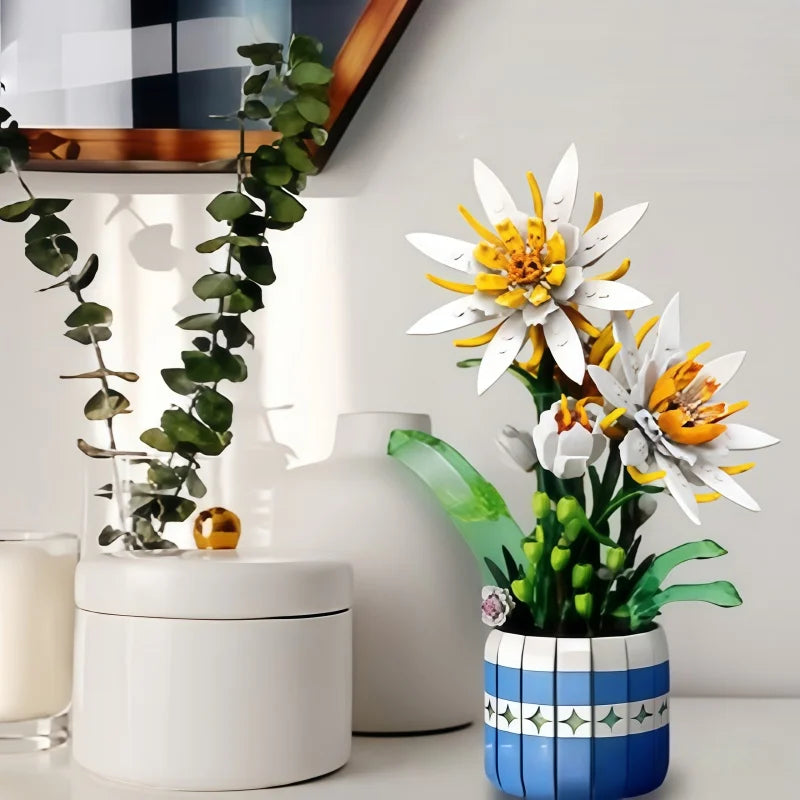 Bouwpakket Epiphyllum Bloem in Pot – Creatieve Decoratie en Geschenkidee