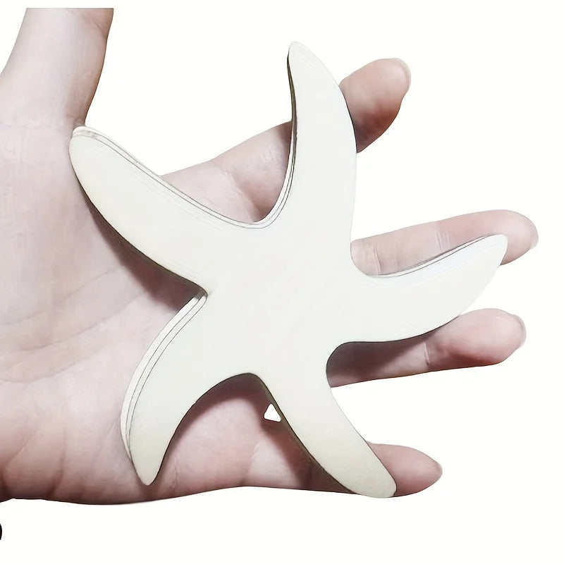 Houten figuur om zelf te kleuren/schilderen – Zeedieren set van 24