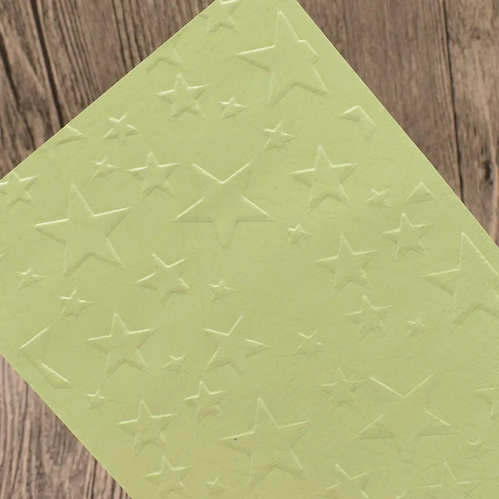 Embossing folder ster patroon voor scrapbooking en kaarten 14,8×10,4 cm