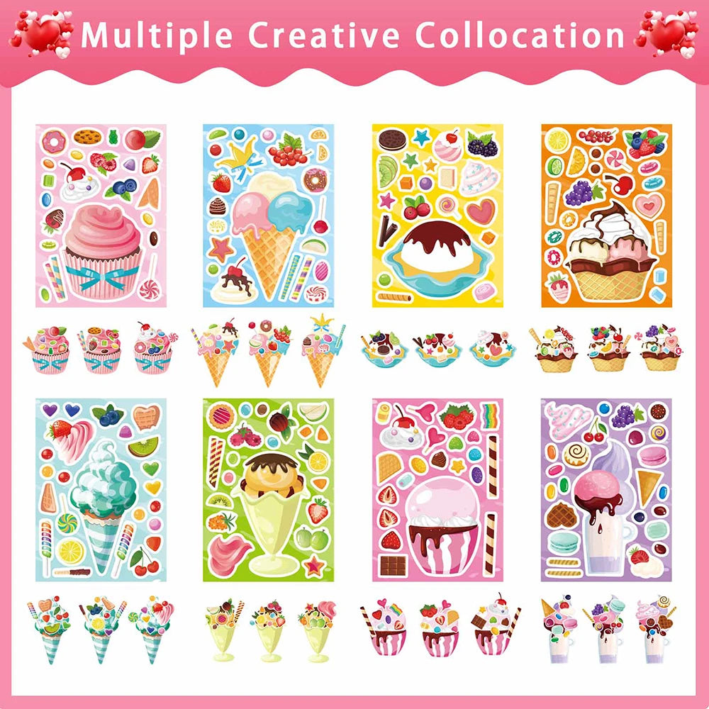 Sticker pret – IJsjes & Cupcakes Plakplezier voor Kinderen