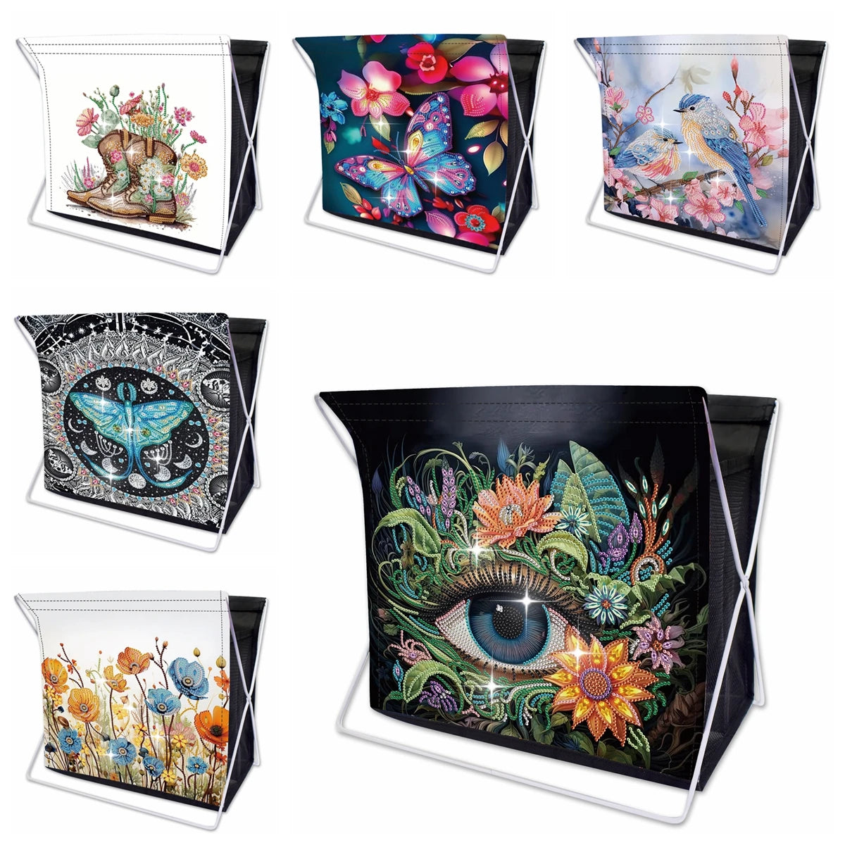 Diamond Painting Opbergmand Vlinder – Extra Grote Capaciteit