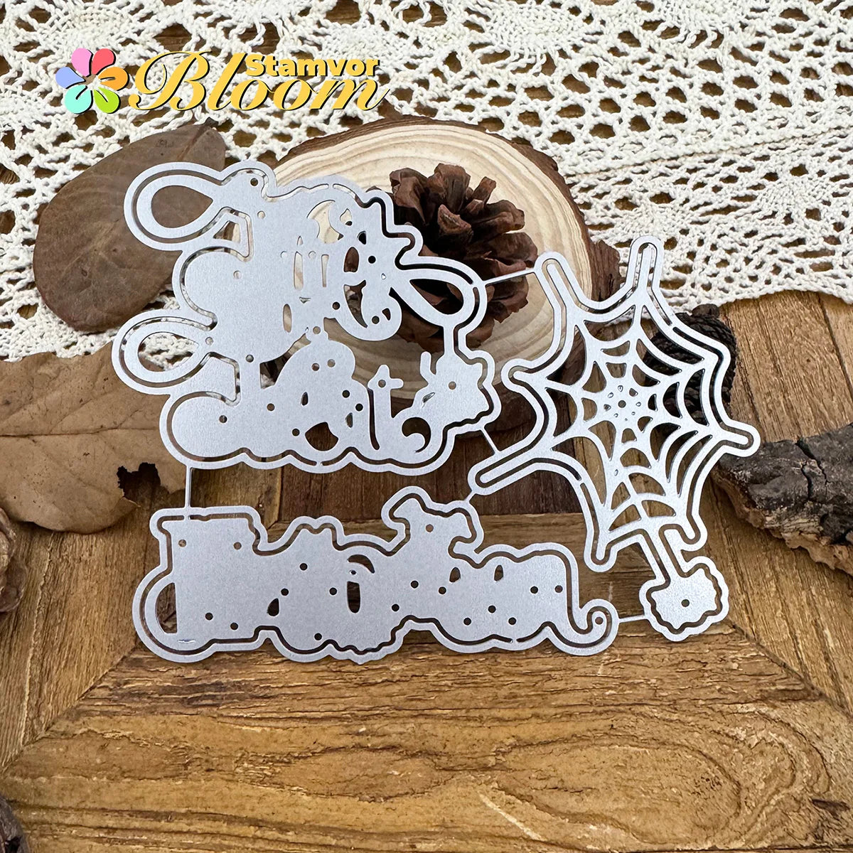 Metalen snijmal voor Kaarten maken en Scrapbook Halloween teksten
