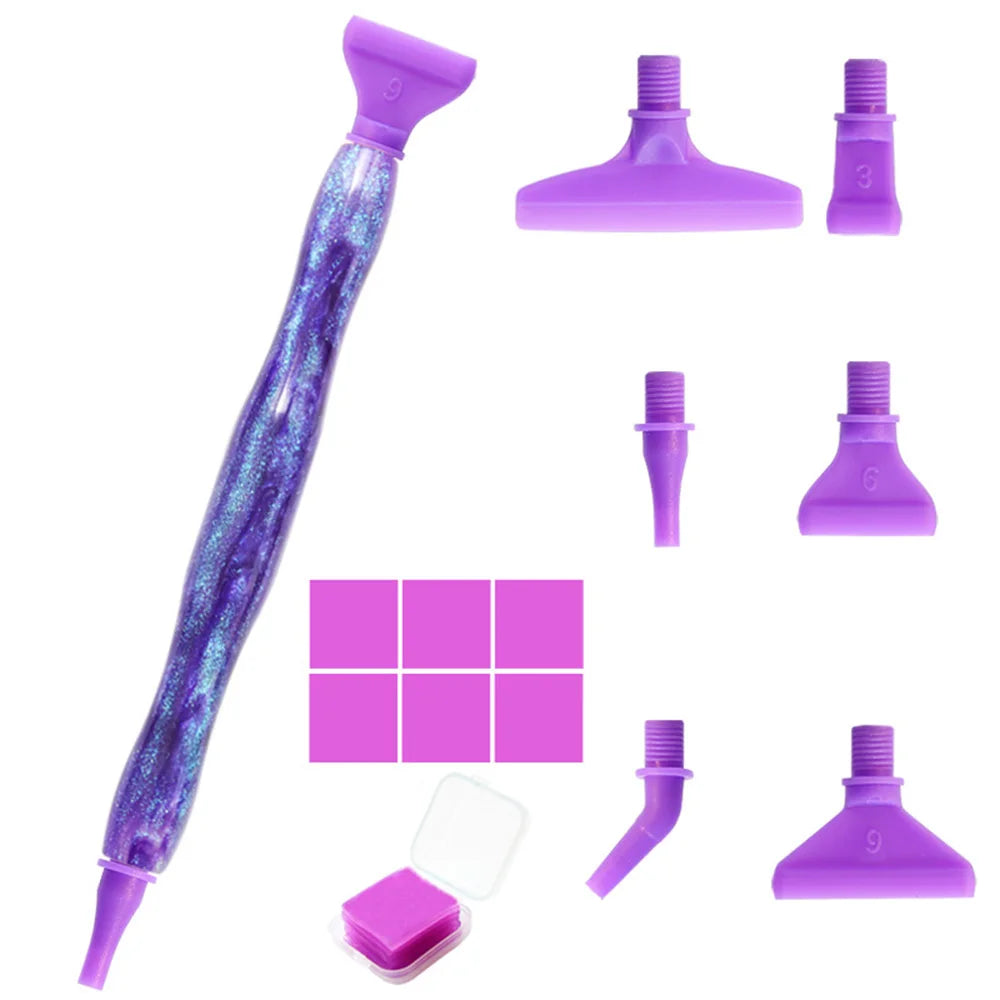 Diamond Painting Pen met opzetstukjes – Resin en metalen punten