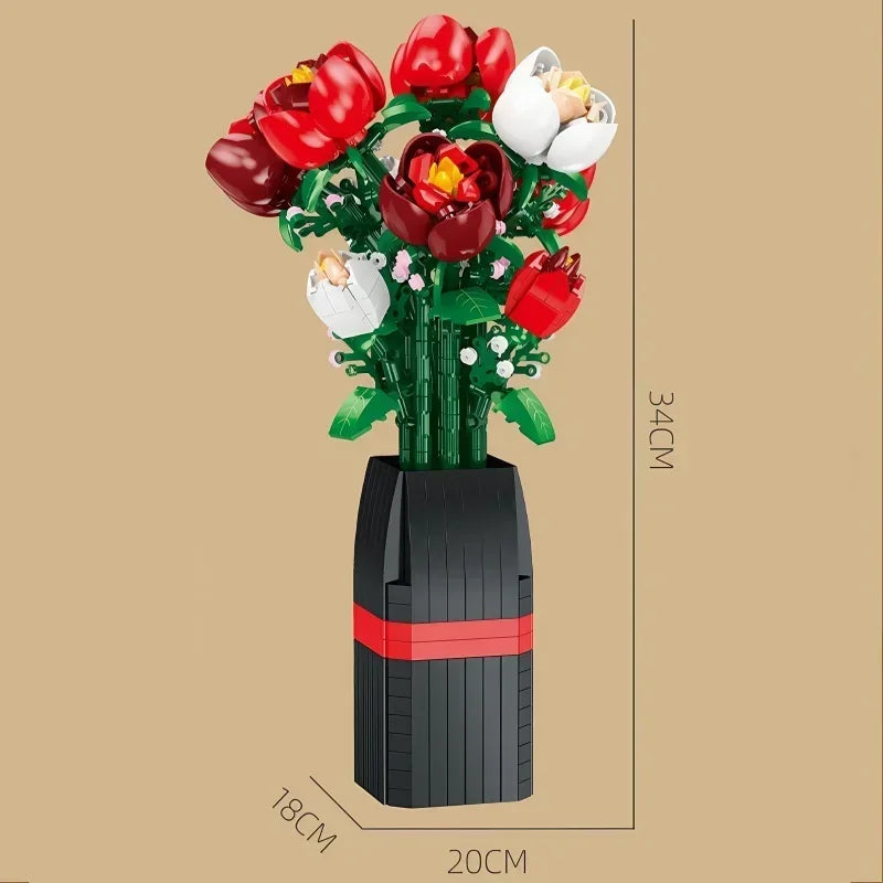 Bouwpakket Epiphyllum Bloem in Pot – Creatieve Decoratie en Geschenkidee