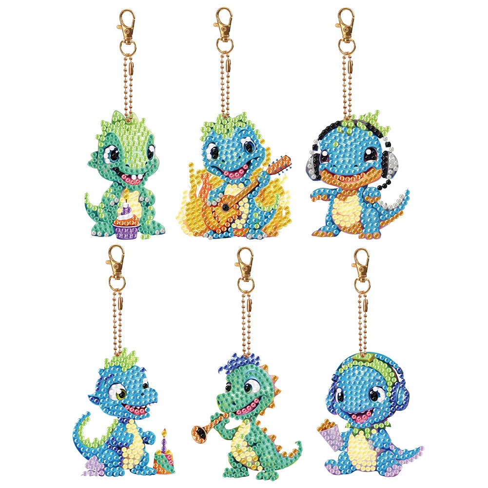 Diamond Painting Sleutelhanger set - Dubbelzijdig te beplakken (5-10 stuks)