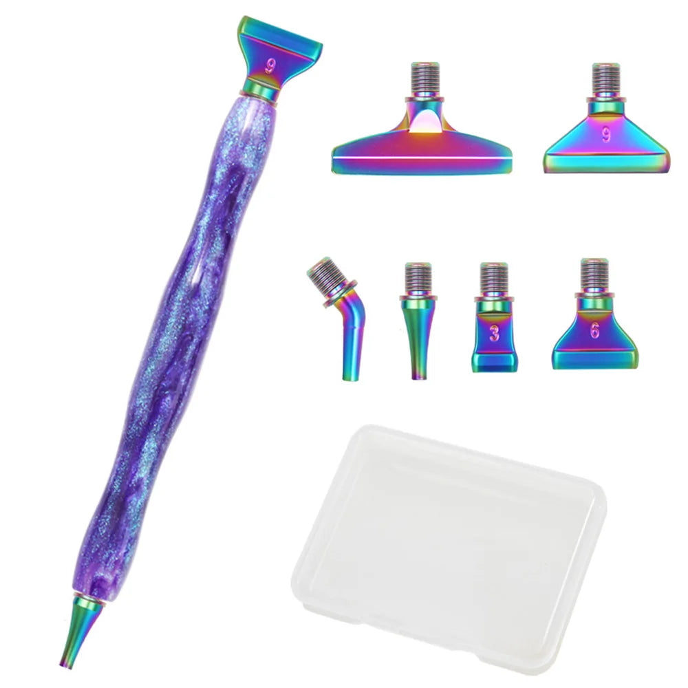 Diamond Painting Pen met opzetstukjes – Resin en metalen punten