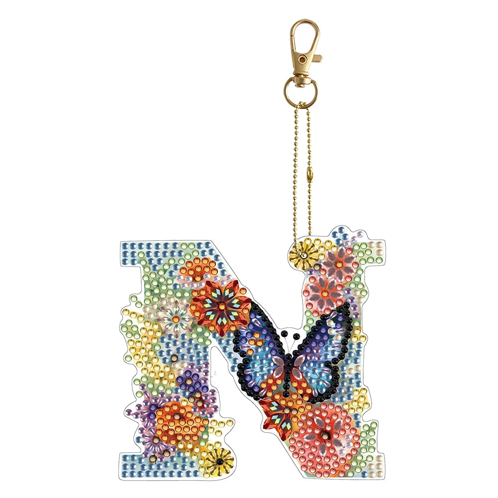Diamond Painting Sleutelhanger set - Speciale Vorm Letters
