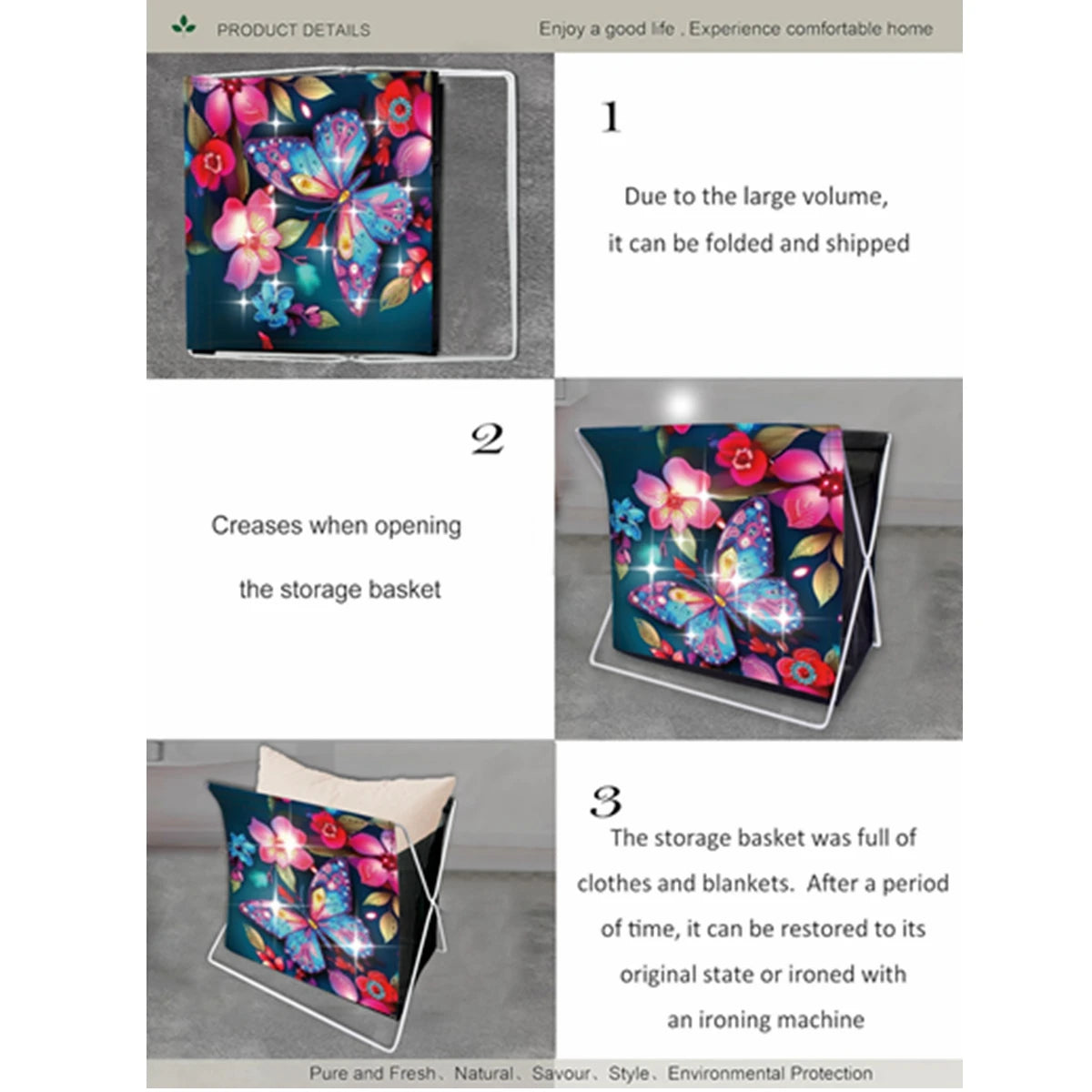 Diamond Painting Opbergmand Vlinder – Extra Grote Capaciteit