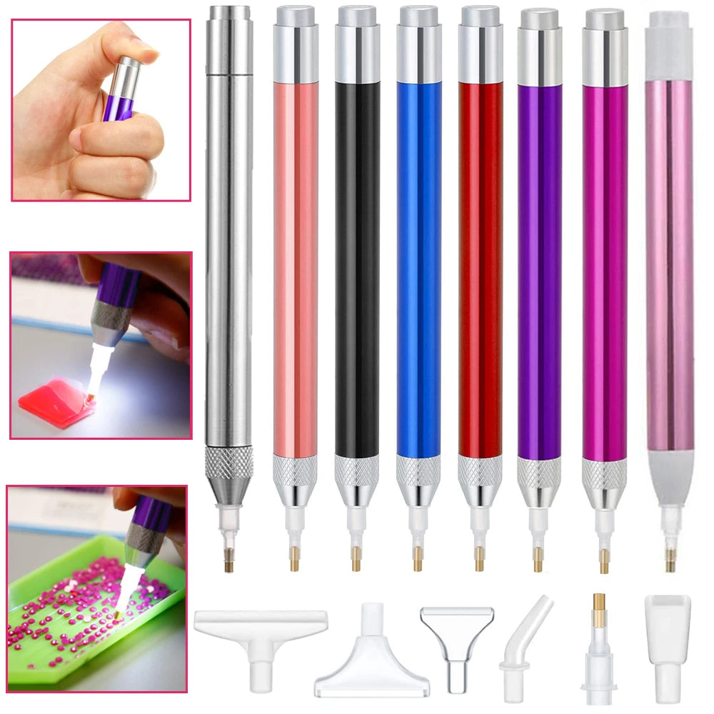 Diamond Painting Pen verlicht met LED-licht en luxe ontwerp