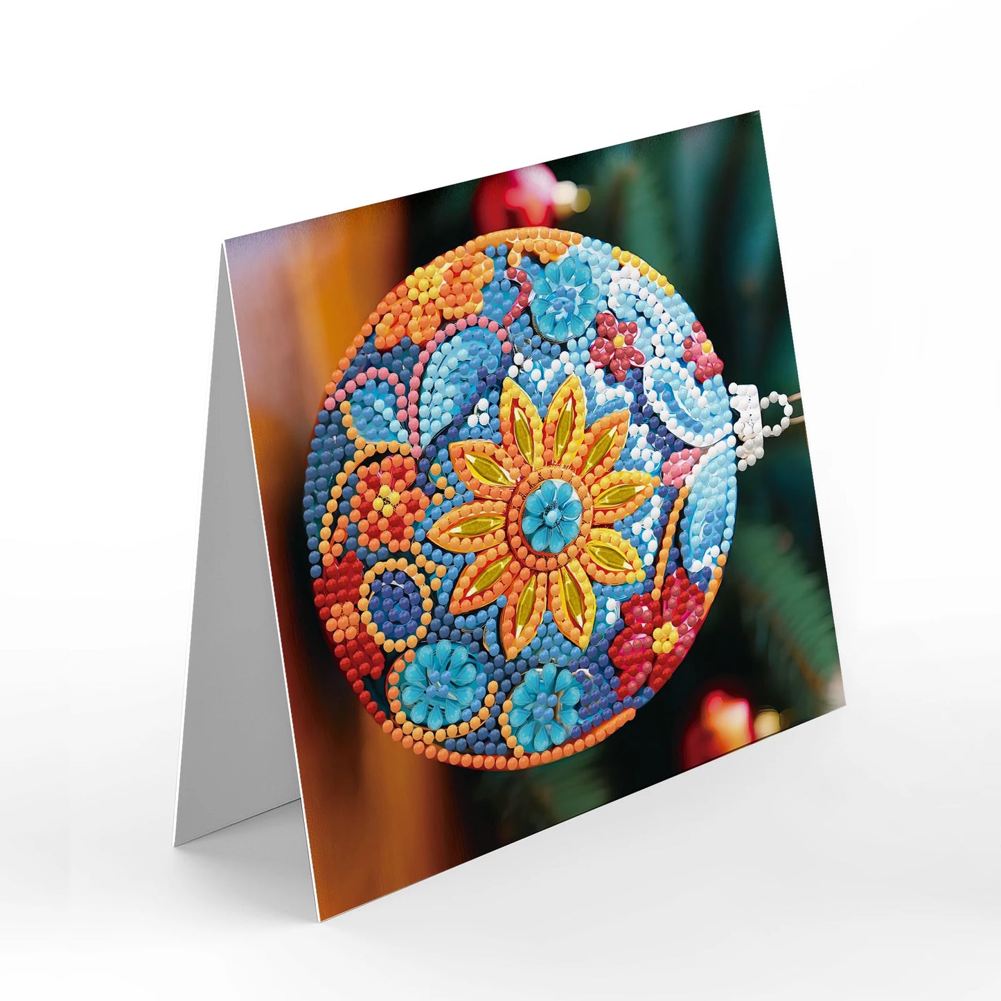 Diamond Painting Kerstkaarten set – Creatieve Feestelijke Wenskaarten
