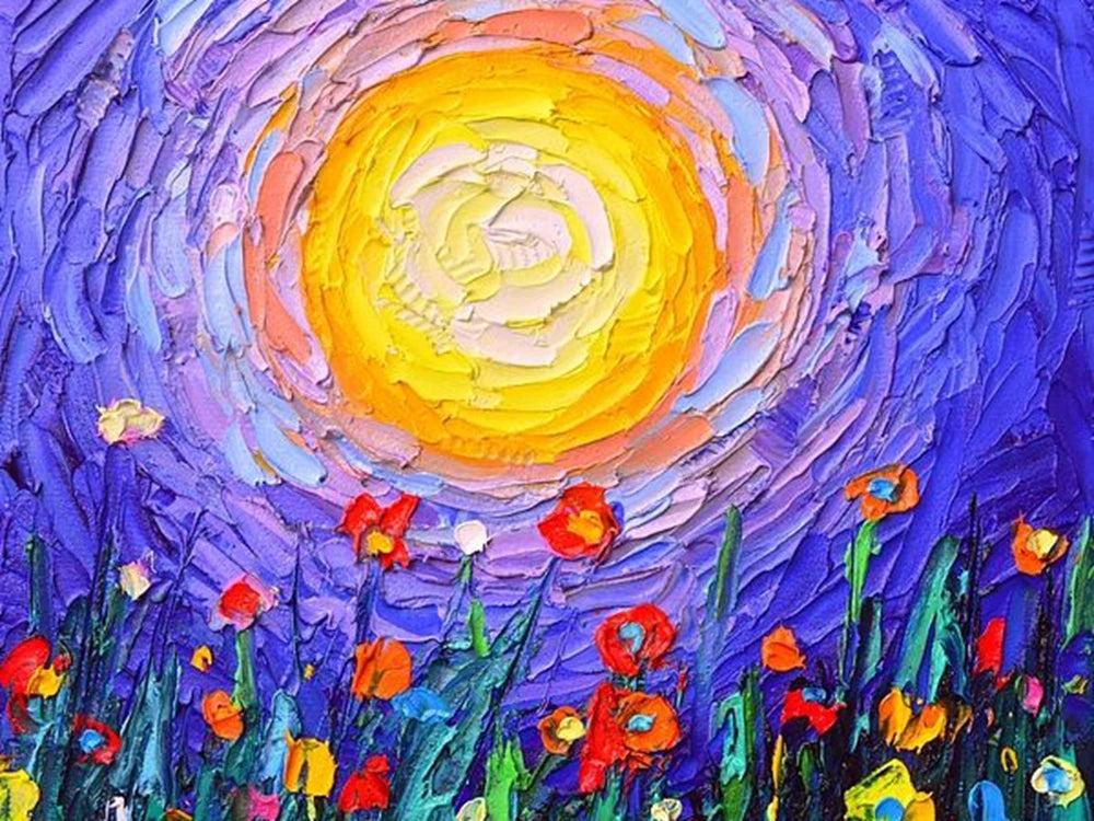 AB Diamond Painting op canvas - Fairy Dust Herfstbos Landschap