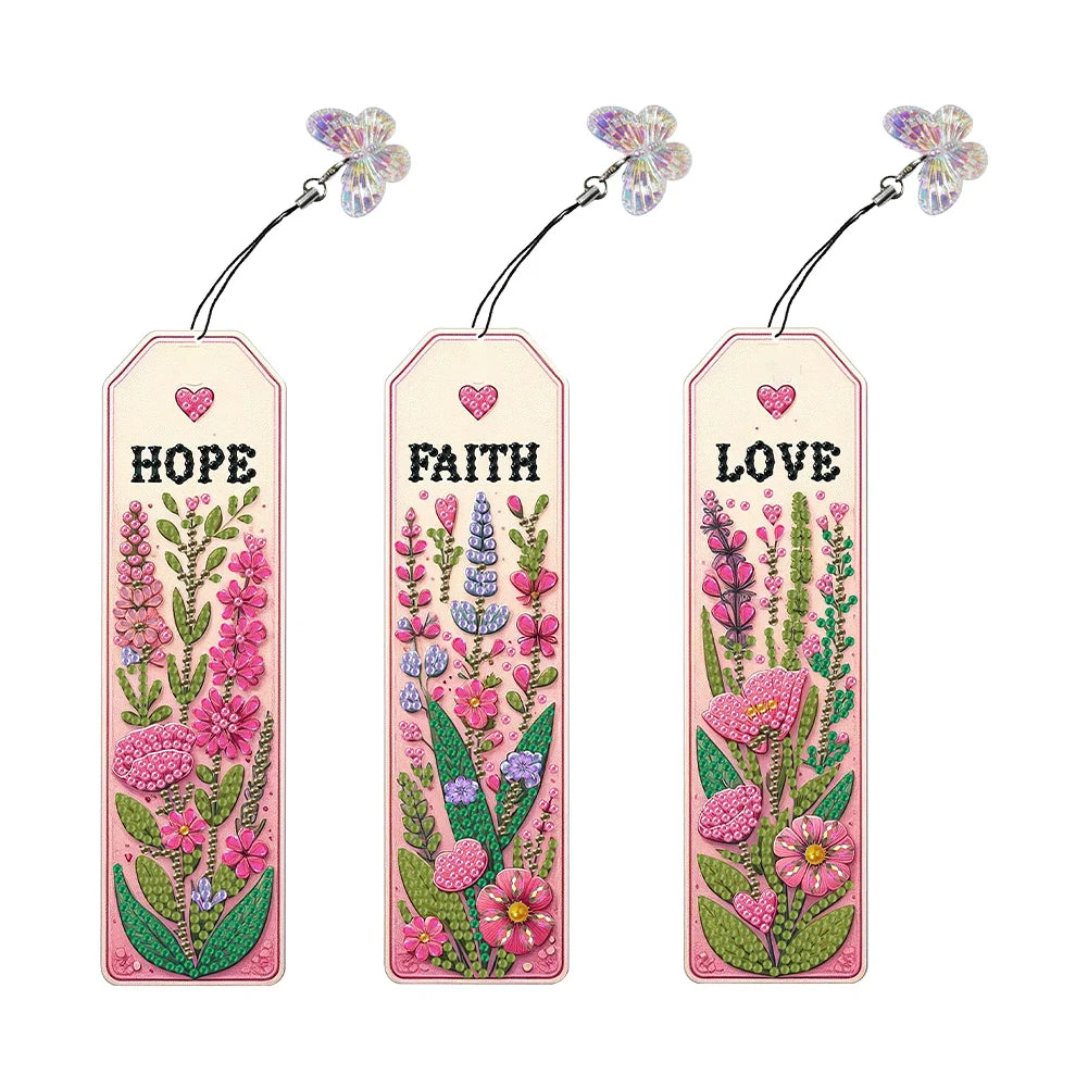 Diamond Painting Boekenlegger Vlinder Bladmuziek Set voor Creatieve Leesliefhebbers