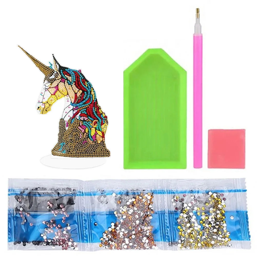 Diamond Painting Lamp – Dierenserie Tafeldecoratie met Licht | Complete Set 20x20 cm