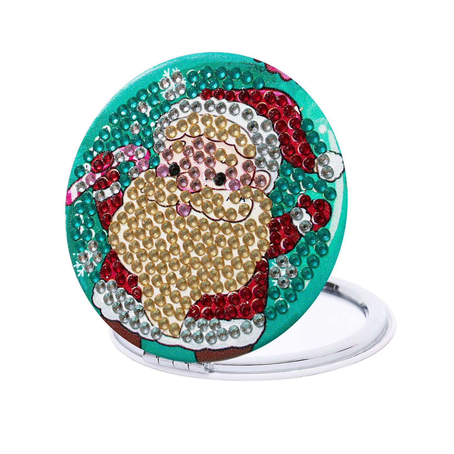 Diamond Painting Spiegel Kerst Compact Dubbelzijdig Opvouwbaar