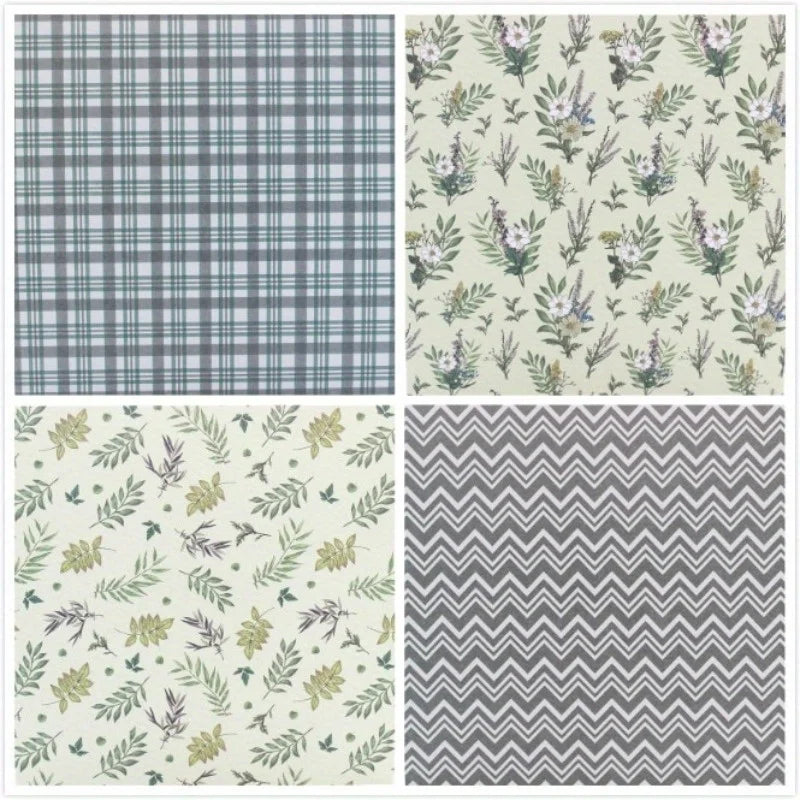 24 Vellen Bloemen Scrapbook Papier – 15,2 x 15,2 cm