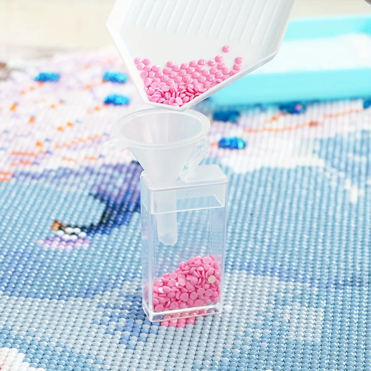 Diamond Painting Trechter – Mini Plastic Trechter in Willekeurige Kleur