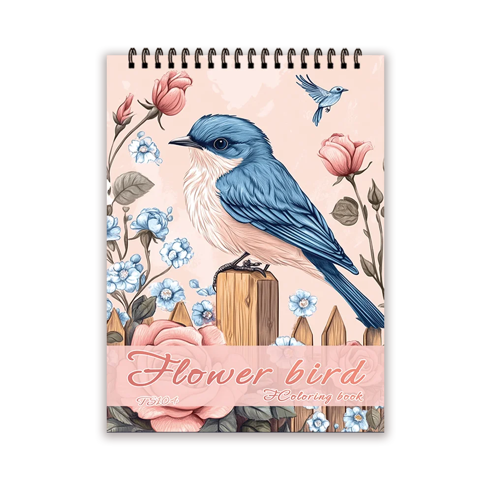 Kleurboek voor volwassenen met 30 pagina's – Honden, Katten of Vogels