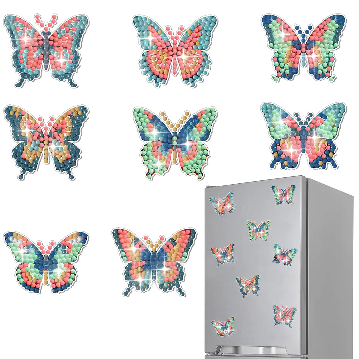 Diamond Painting Magneten – Dieren Set (6-13 stuks)