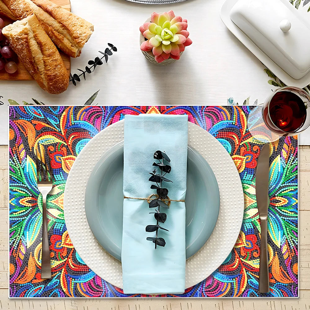Diamond Painting Placemat Mandala – Hittebestendige Antislip Onderlegger