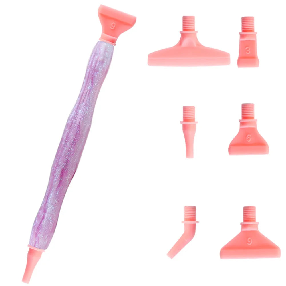 Diamond Painting Pen met opzetstukjes – Resin en metalen punten