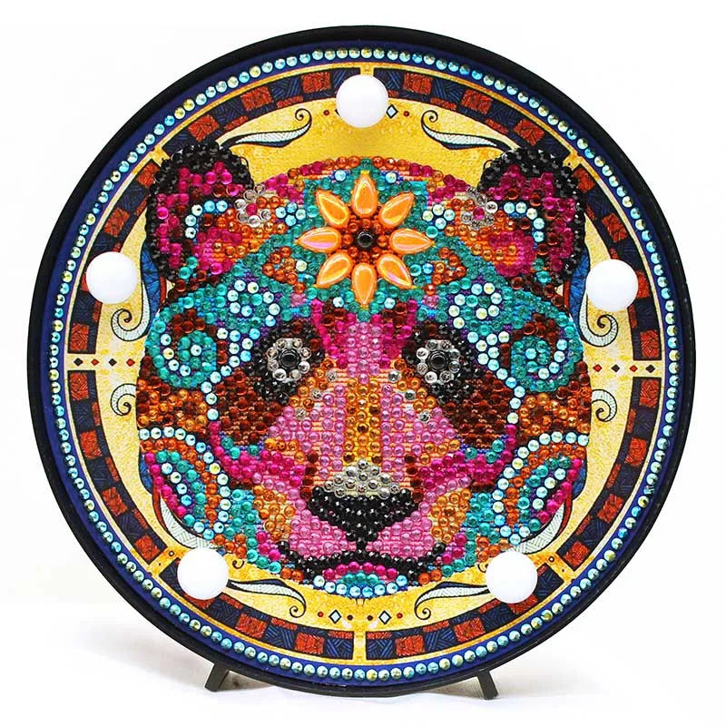 Diamond Painting Lamp Mandala Landschap