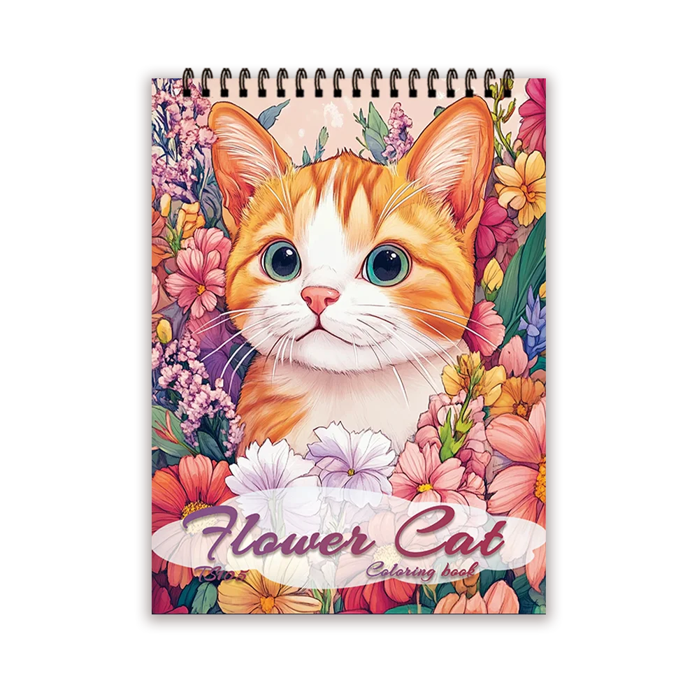 Kleurboek voor volwassenen met 30 pagina's – Honden, Katten of Vogels