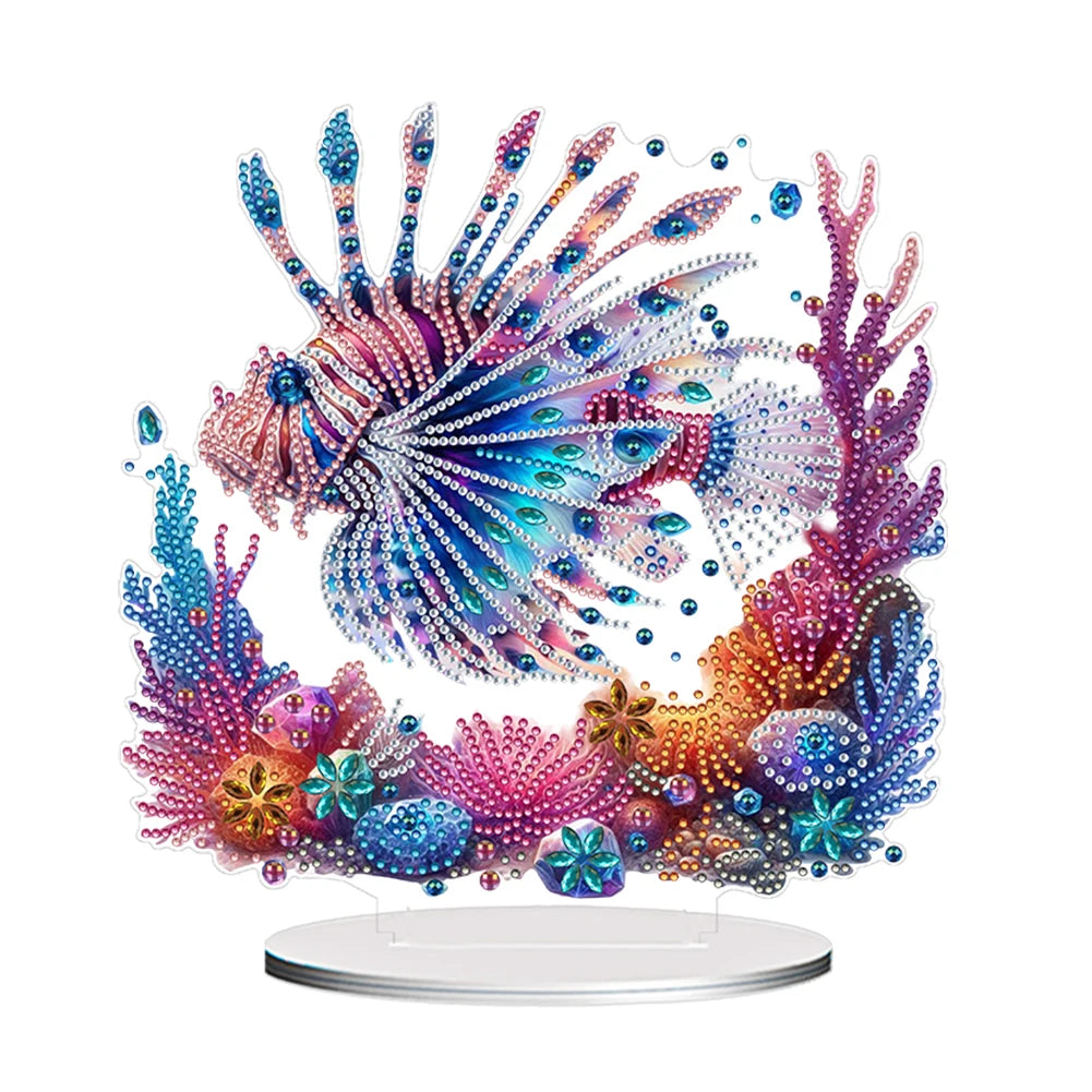 Diamond Painting Tafelornament Acryl Dieren - Vis