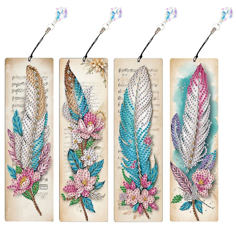 Diamond Painting Boekenlegger Set met Hanger -