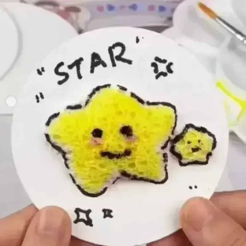 Schuim textuur tekenen magisch 3D schilderpapier voor kinderen – 10/100 stuks