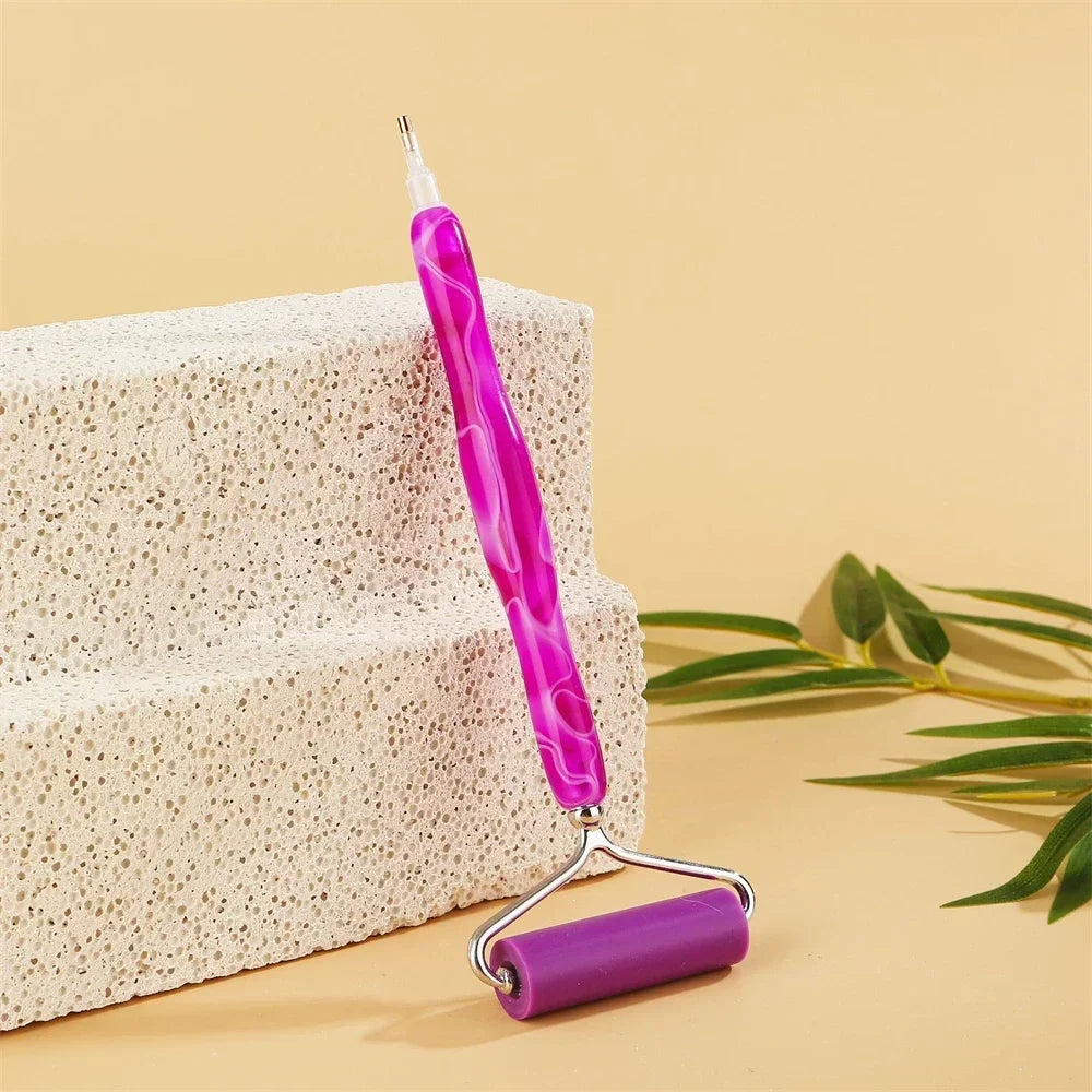 Diamond Painting Pen met roller en metalen tips