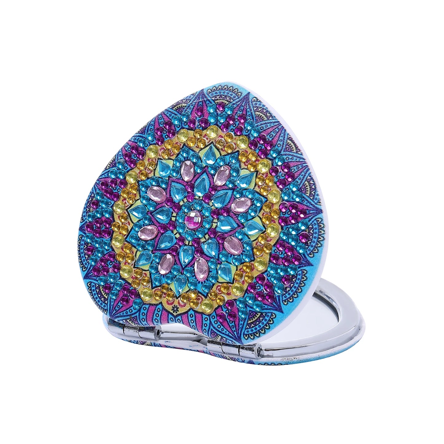 Diamond Painting Make-up spiegel Mandala - Compacte Opvouwbare Spiegel met Steentjes
