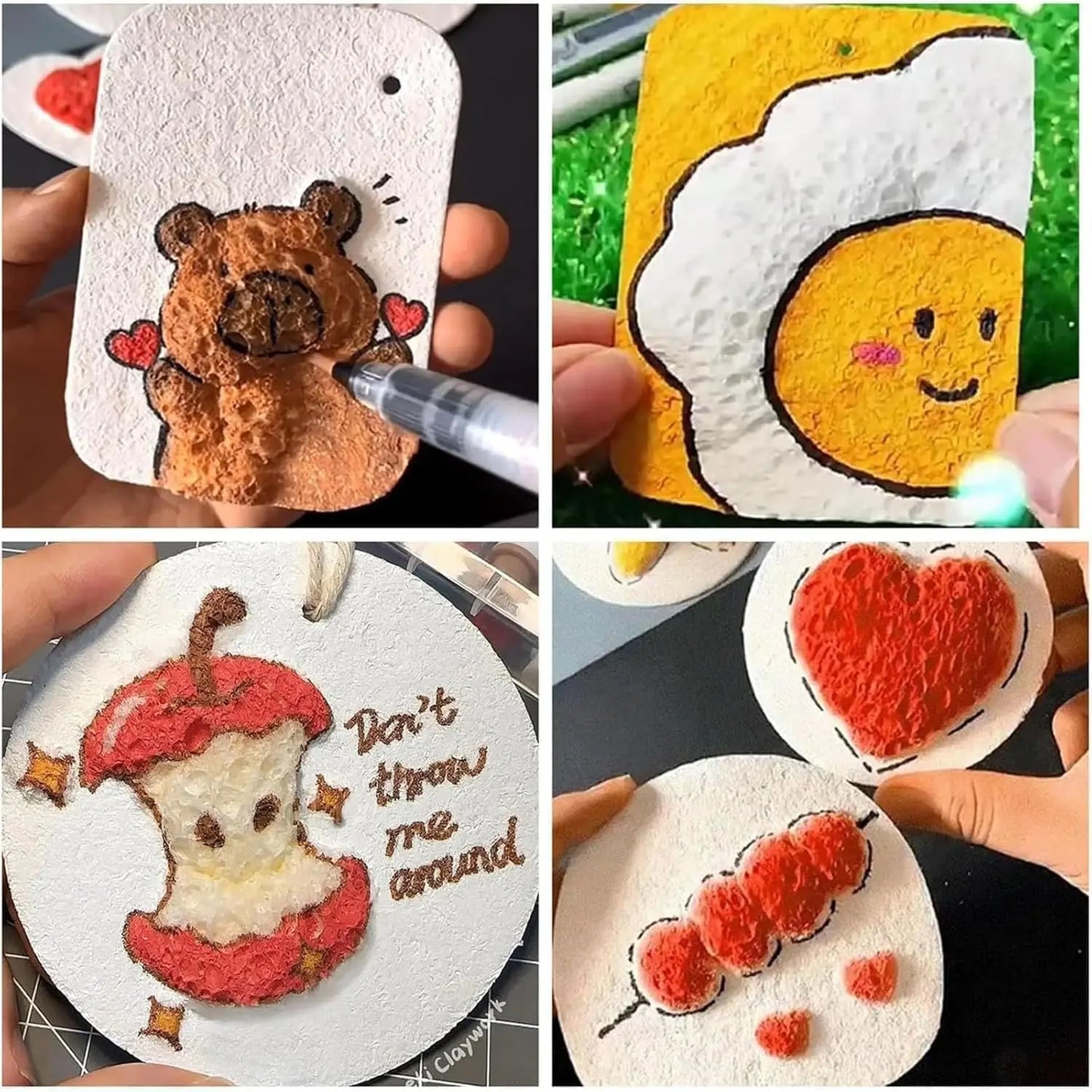 Schuim textuur tekenen 3D kunstbord voor kinderen – creatief en magisch!