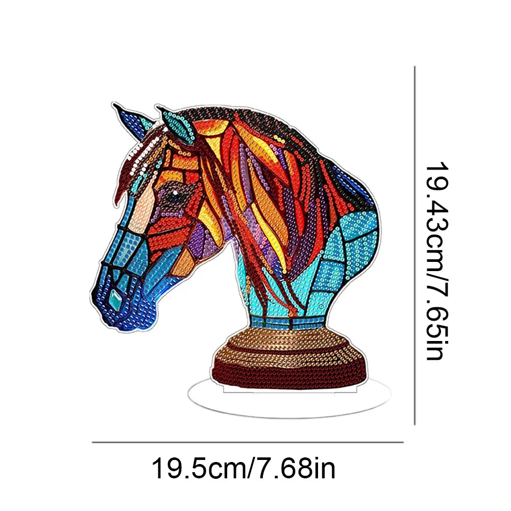 Diamond Painting Lamp – Dierenserie Tafeldecoratie met Licht | Complete Set 20x20 cm
