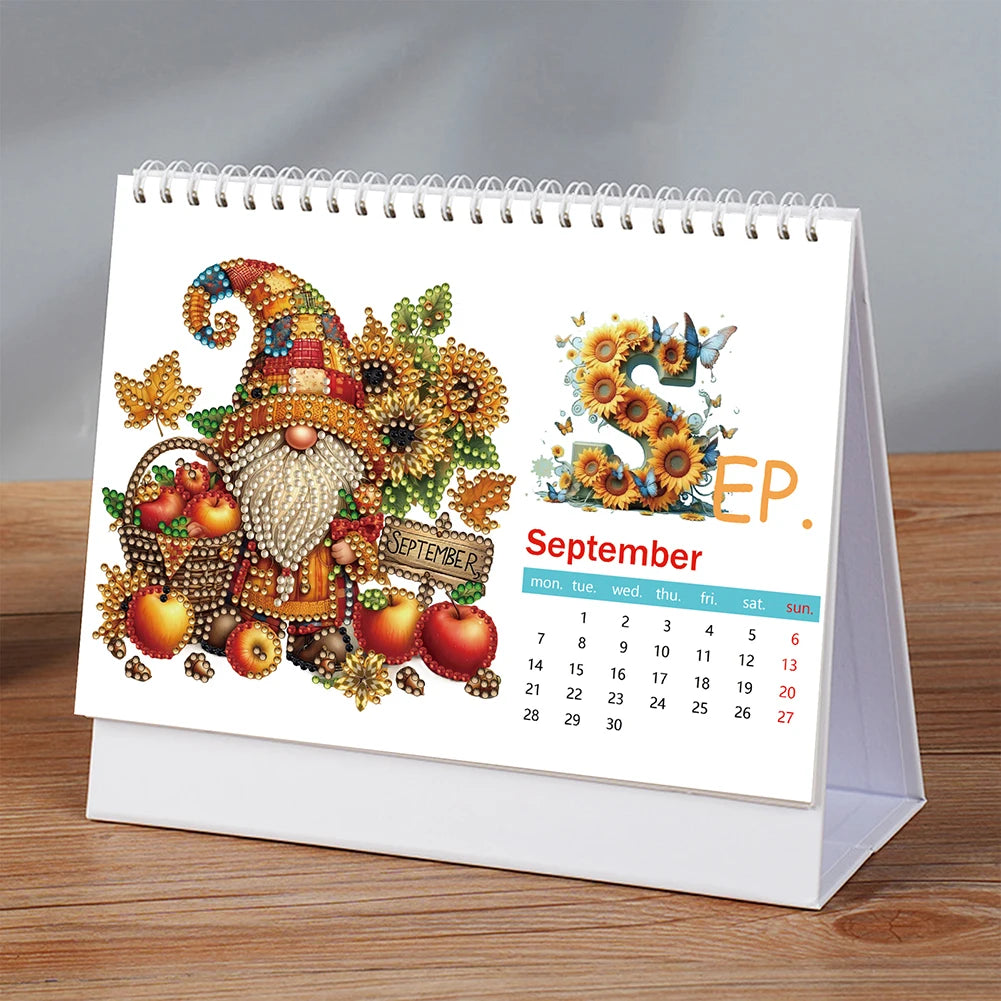 Diamond Painting Kalender bureau decoratie en cadeau idee