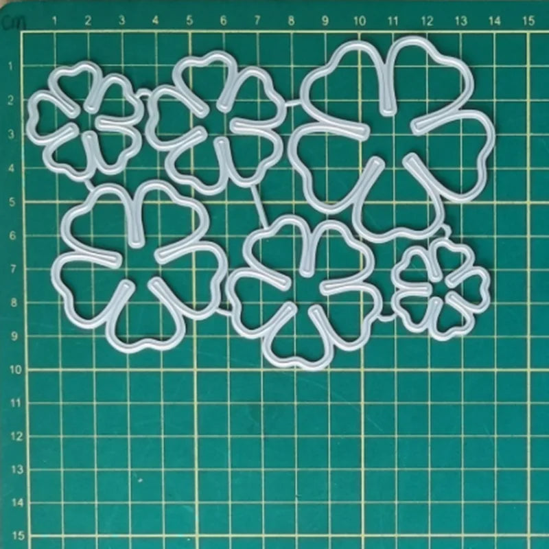 Metalen snijmal - Uitsnede Rode Bloem voor Scrapbooking en Kaarten