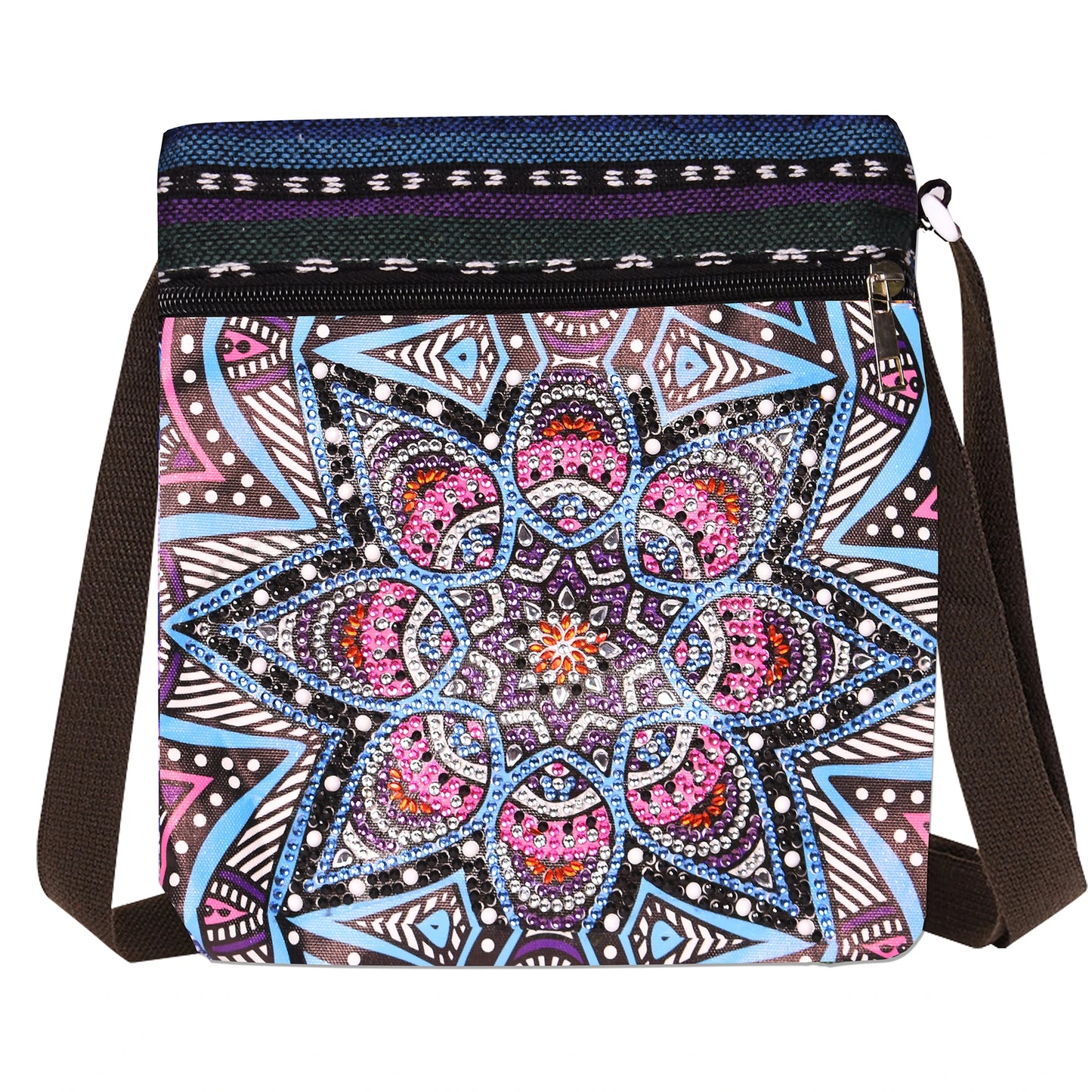 Diamond Painting Tas Mandala Schoudertas met Rits en Hengsel