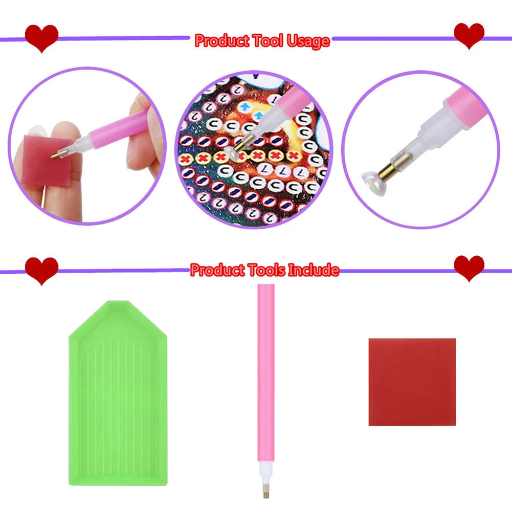 Diamond Painting Kalender bureau decoratie en cadeau idee
