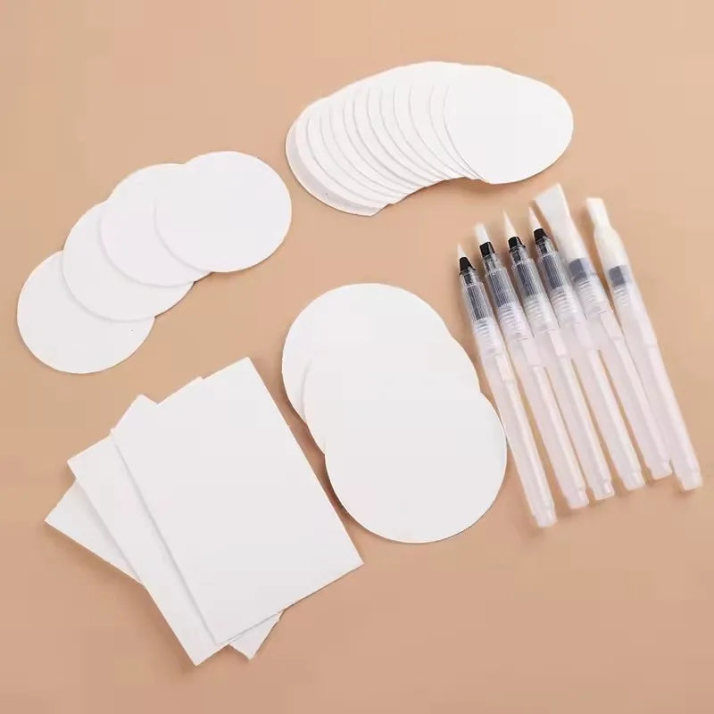 Schuim textuur tekenen set – 3D magie met waterkwast (26/36-delig)